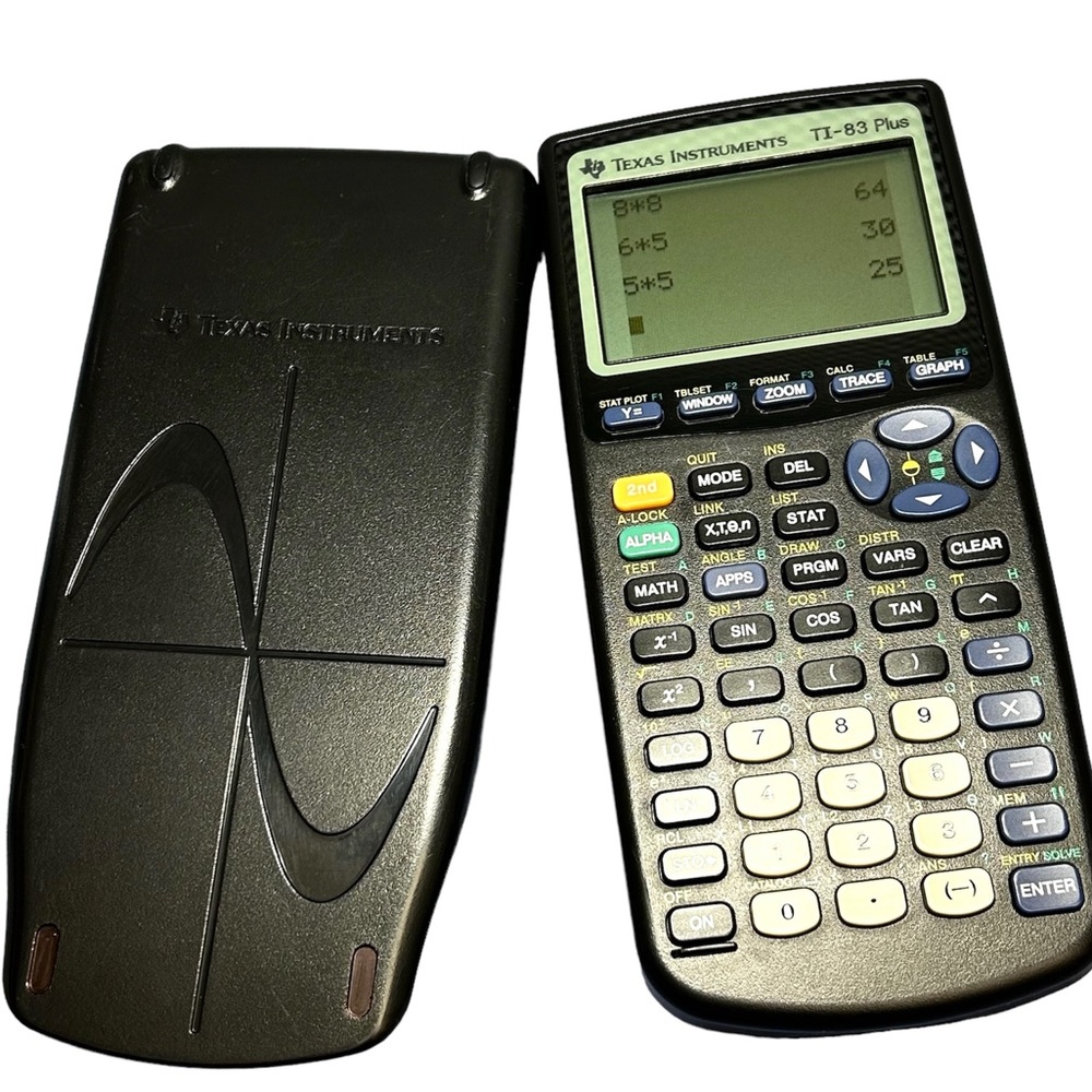 TI-83 Plus Texas Instruments Graphing Calculator PreOwned And Batteries Included